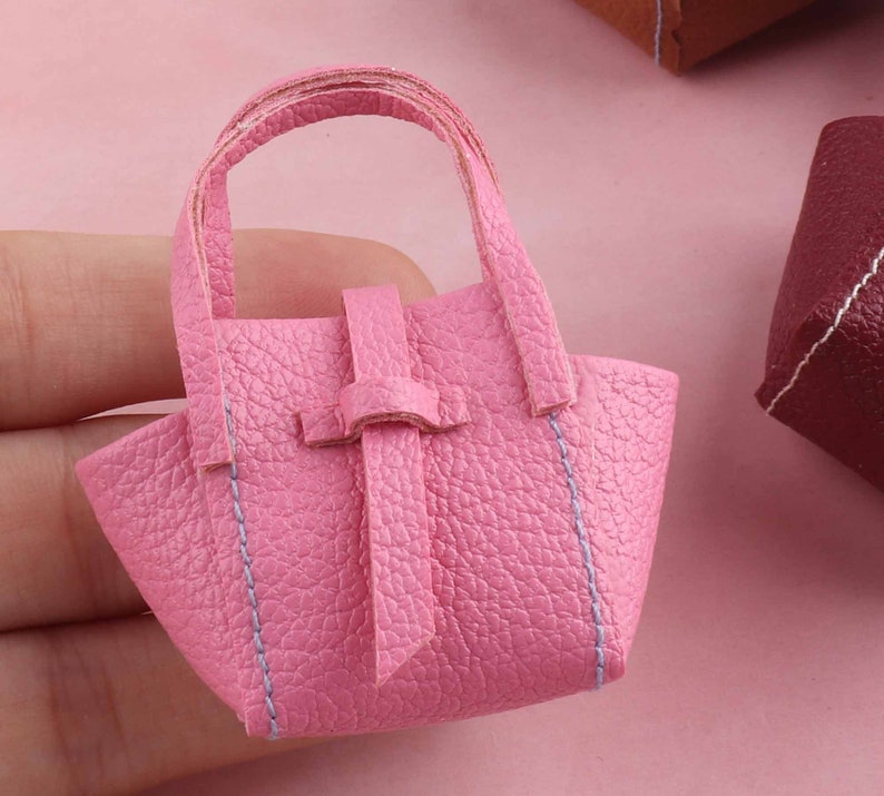 1pcs Miniature Bag Craft Miniature Bag Dollhouse Doll Handbag Etsy