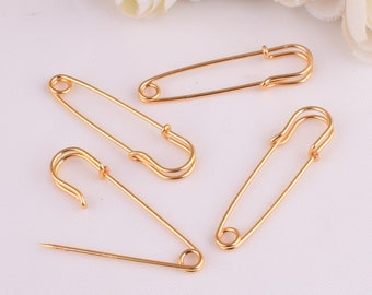 Gold Safety Pin Brooch - The Charm Bar Company Retail