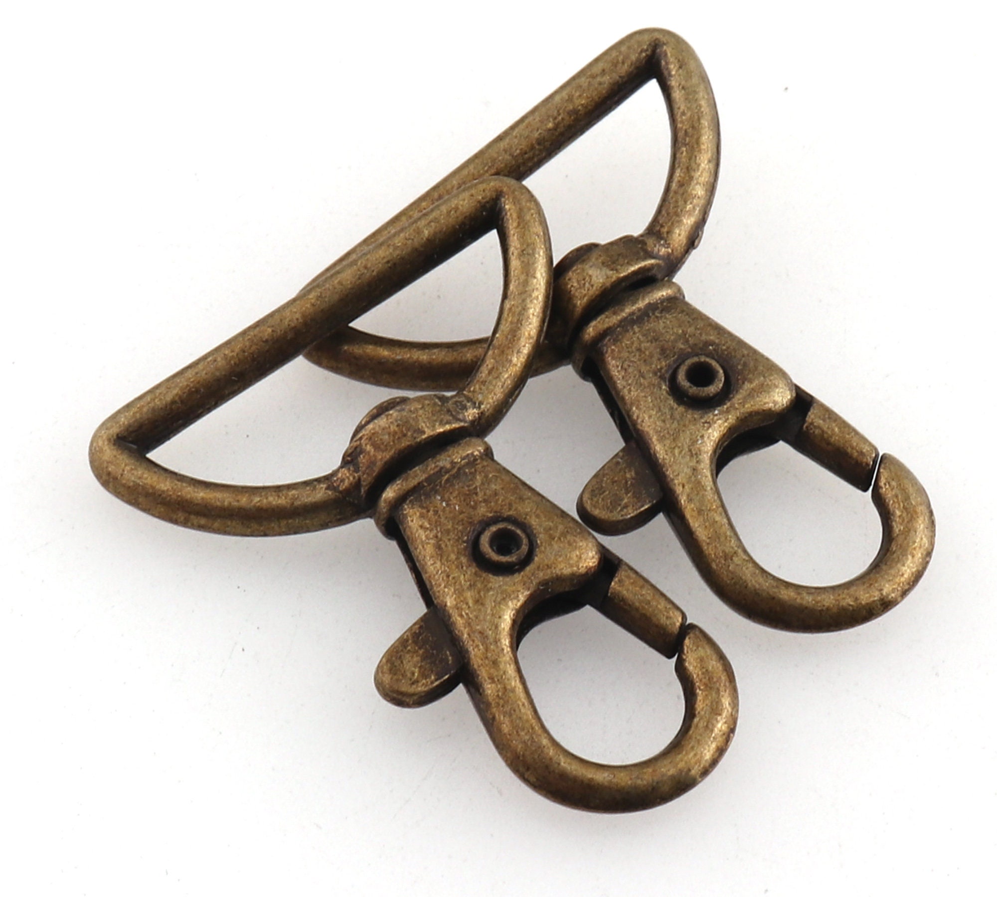 1 Swivel Hook Antique Bronze Trigger Snap Hook Push Gate Etsy