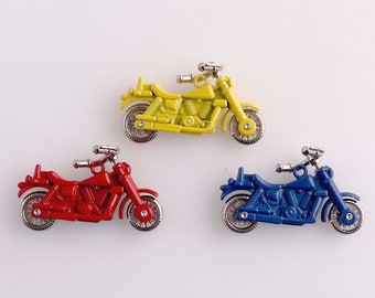 Mini blue/yellow/red Motor cyclent,Motor model charm pendant 3D metal motorcycle Boy gift, christmas gift