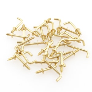 Metal Screw Hook Bronze Screw Hook clasp Wholesale Screw Bails replacement screws Cabinet Hardware drywall screws hinge hardware screws
