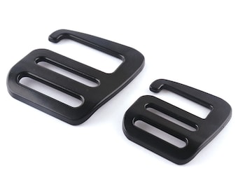 25/35mm Black Metal G Hook,High quality Bag hook,Bra Strap Slider Hooks for Backpacks, belts handbags