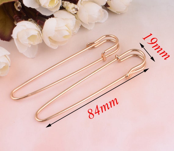 8419mm Safety Pin Huge Safety Pin Big Safety Pins Brooch Pin Gold Safety  Pin Sweater Pin Metal Safety Pins 