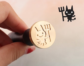 ハロウィーンモンスターワックスシールスタンプ、かわいいデザインのシーリングワックススタンプ、面白いワックスシールスタンプ、フェスティバルウェディング招待状ワックスシールスタンプ