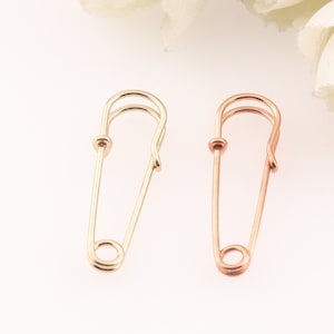 10/30/100pcs Personalised Safety Pin Earring Hoop,Tag label Safety Pin Jewelry,Safety Pin Movement for Necklace Charm