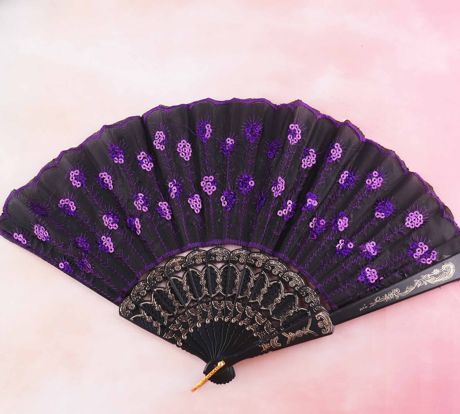 1pcs Handheld Folding Fan Cultural Hand Fanjapanese Folding Etsy