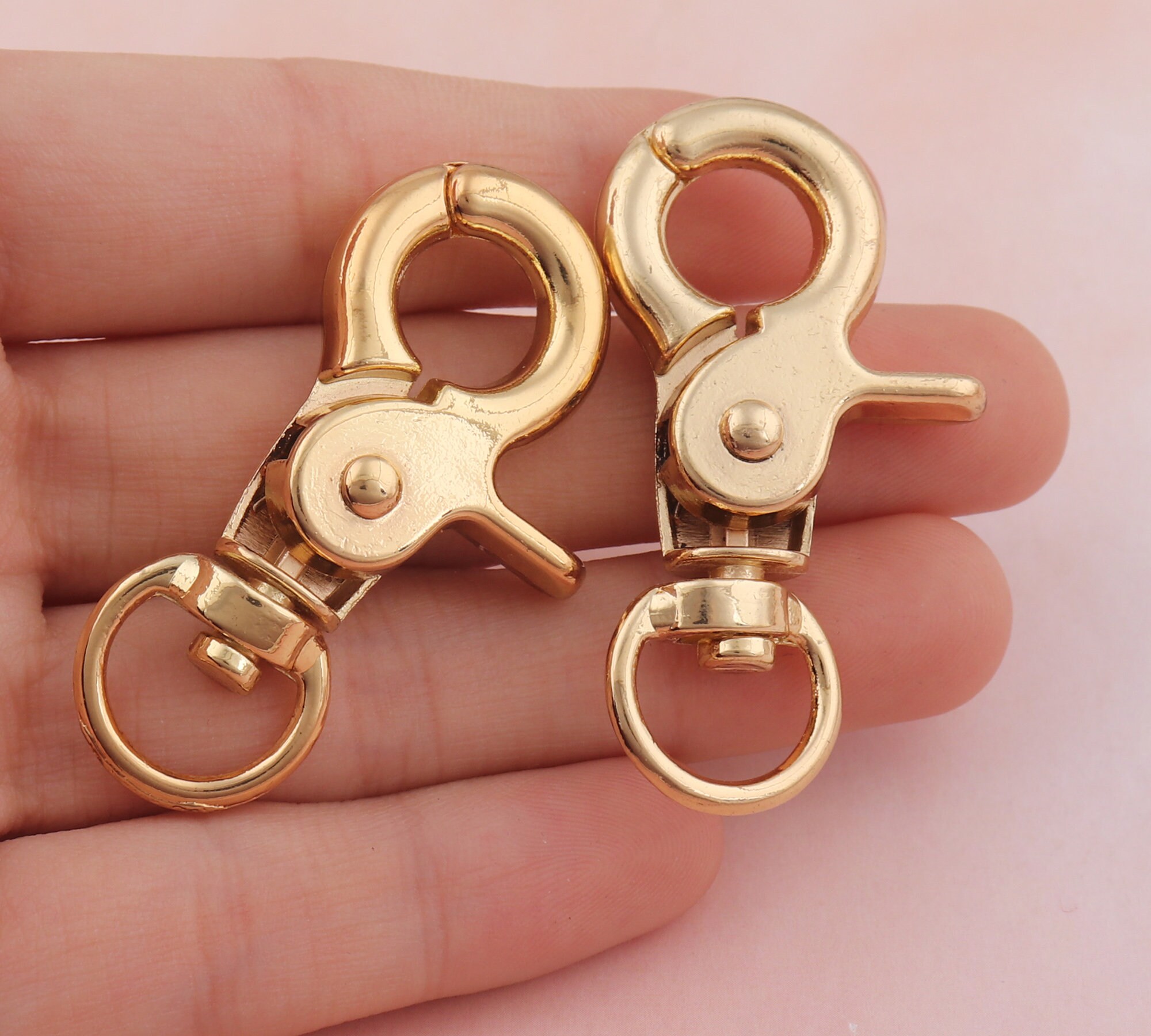 Gold Trigger Snap Hook 1/2' Swivel Clasp Purse Chain Etsy UK