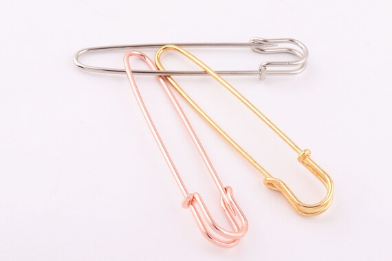 Safety Pin Charm Tag Label Pins for Clothing Earring Finding Jewelry Pins  Necklace Brooch Pins15pcs 