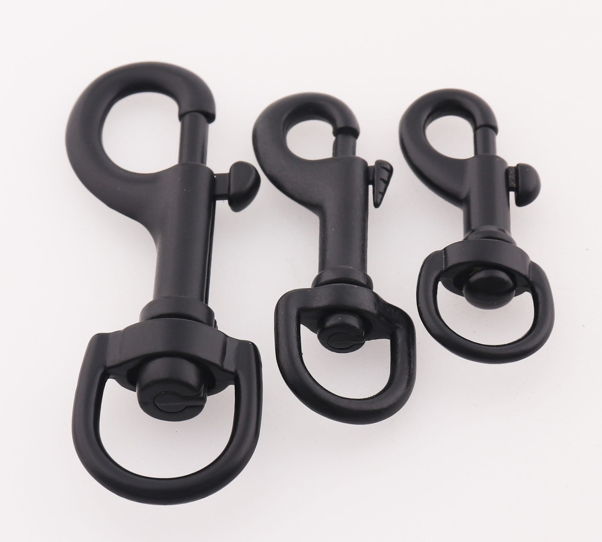 Black Swivel Hook Swivel Snap Hook Metal Key Ring Key Etsy UK