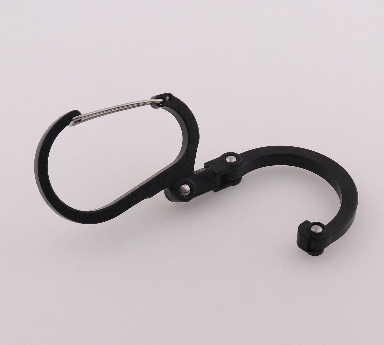 Heavy Duty Carabiner Hook Swivel Rotating Hook Carabiner Black Etsy