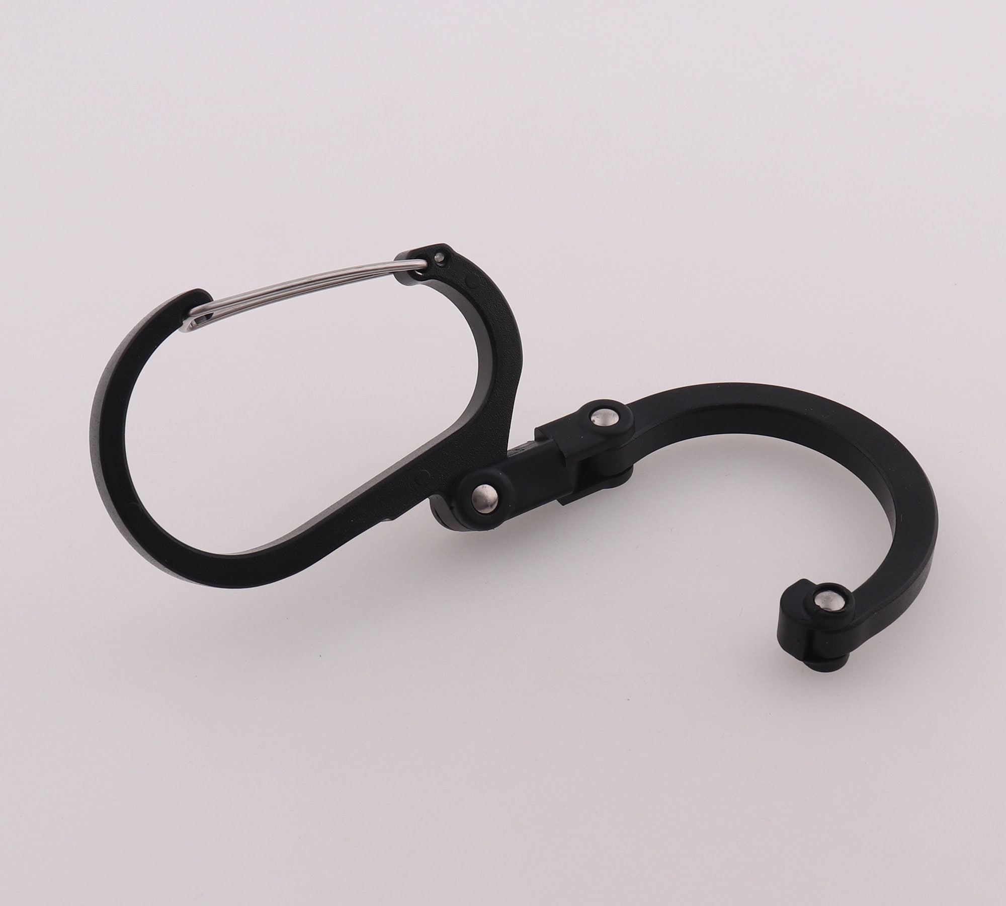 Heavy Duty Carabiner Hook Swivel Rotating Hook Carabiner Black Etsy