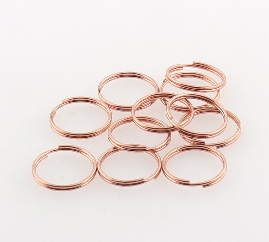 Unique Split Key Rings Rose Gold Split Jump Ring Key Ring Key Chain,split Key Ring,metal Split ...