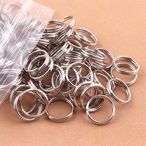 10mm metal silver Open Loop Jump Rings Jump Rings Open Rings Bronze Tone Key Rings DIY Jewelry Findings