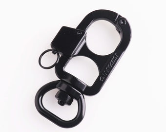 Wuuycoky Black 1.5 Inner Diameter Oval Ring Large Hook Buckle Lobster Clasps Swivel Snap Hooks Pack of 2 Wuuycoky Black 1.5 Inner Diameter Oval Ring Large Hook Buckle Lobster Clasps Swivel Snap Hooks Pack of 2