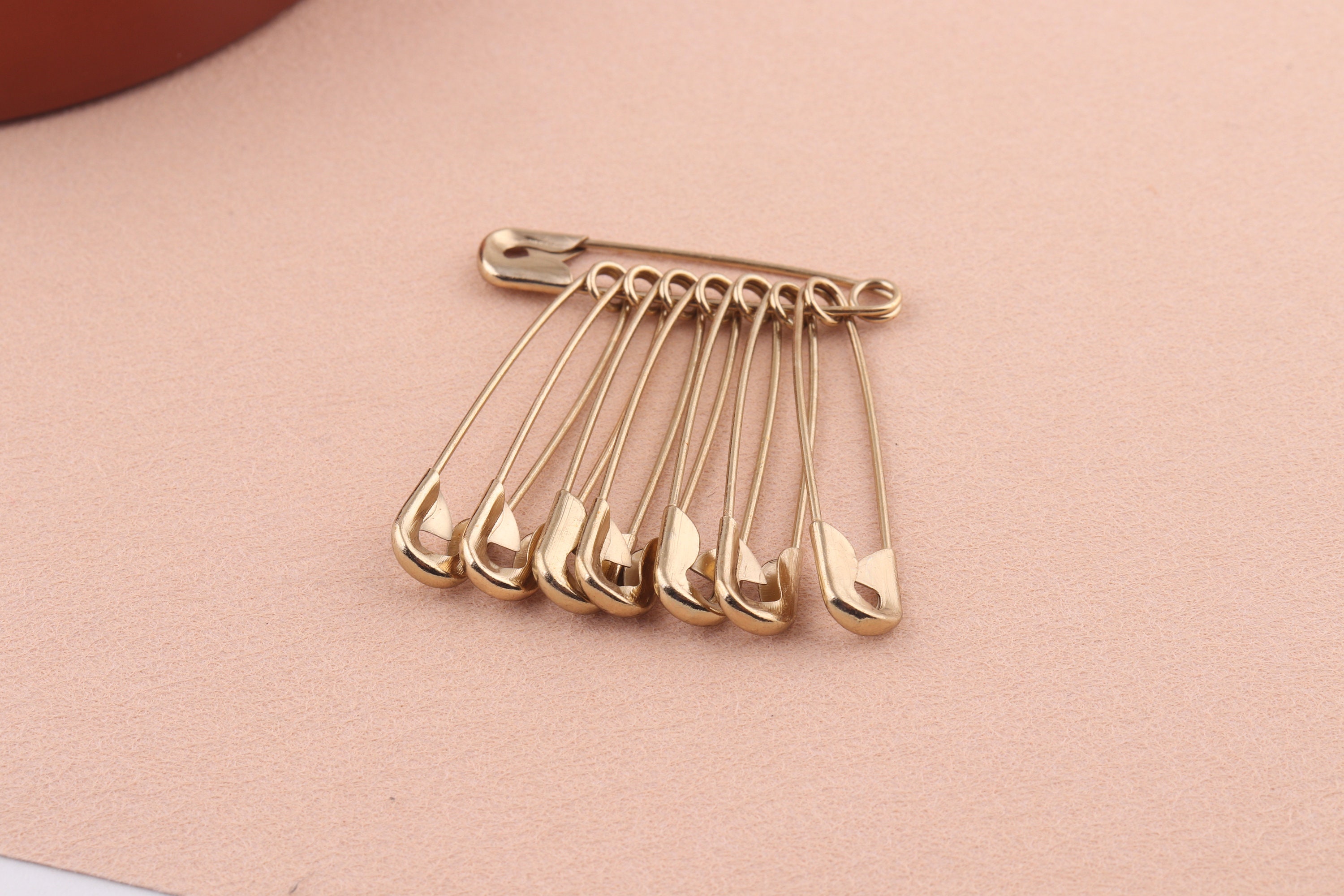 Safety pin Gold Safety Pin Pendant Safety Pin Necklace Gold Etsy