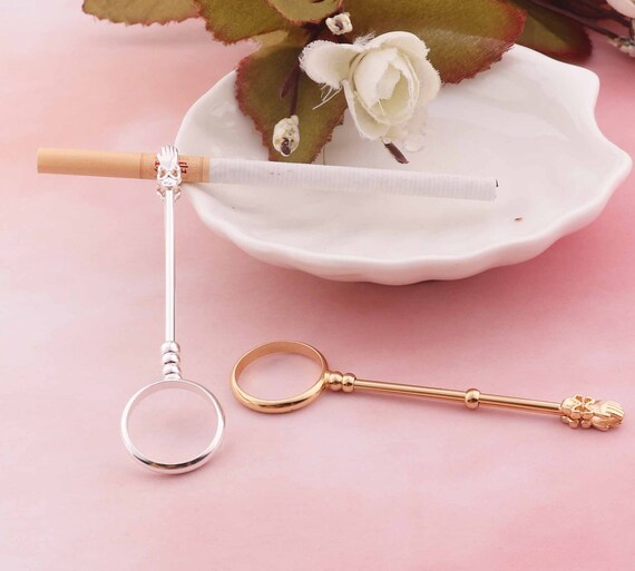 1pcs cigarette holder ring gift Elegant Hand Holding Ring Etsy