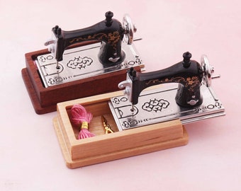 Miniatuur naaimachine poppenhuis accessoires, Miniatuur naaimachine, poppenhuis naaikamer, poppenhuis meubels poppenhuis decoratie