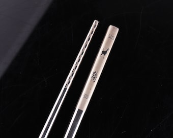 Chinese zodiac  chopsticks,Unique design chopsticks,for him/her gift chopsticks,Asian wedding gift chopsticks