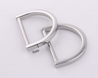 32 mm metall silver handväska D-ring spänne handväsksringar 6 st rem ring väskringar handväsksbeslag hitta rem D-ring