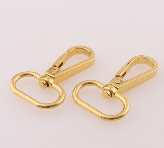 Gold Trigger Snap Swivel Clasp Metal Lanyard Hook Lobster Claw