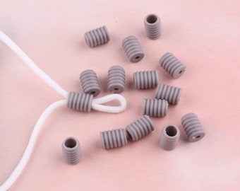 Tiny silicon cord stopper lock Adjustable buckle for mask cord elastic,Mask Rope Cord Stopper button,adjustable button, Ear loop fasteners