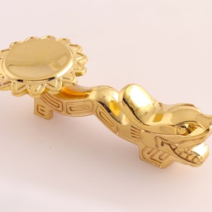 gold animal chopsticks holder,table decor,metal chopsticks rest,dragon decoration,knife and fork rest,silver color holder