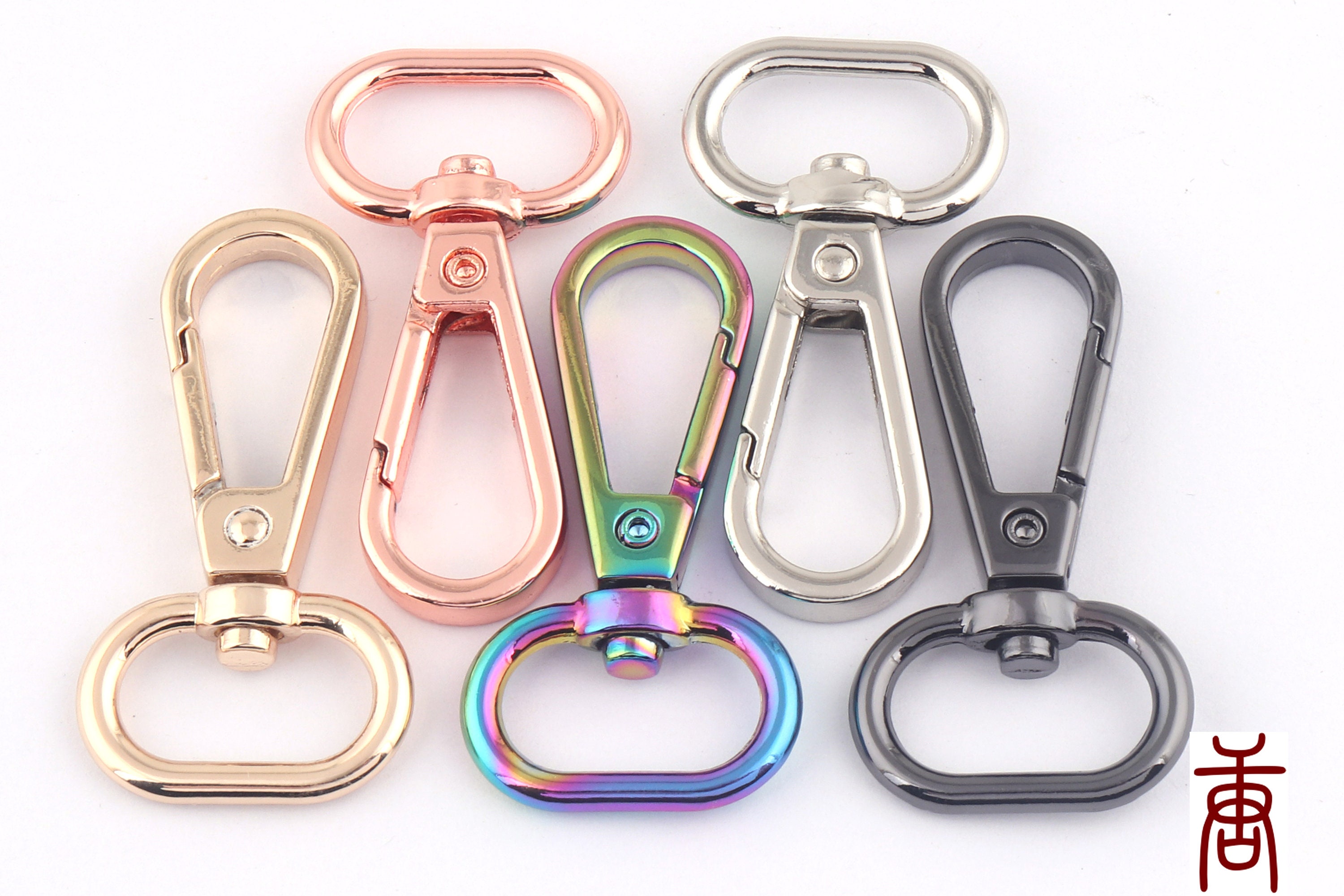 20 Chiusure Girevoli Per Aragosta, Gancio Oro/argento Da 1", Clip - Foto 4