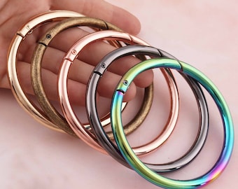grote veer o ring gespen clips karabijnhaak metalen O-ringen veerring gesp portemonnee hardware accessoires veer Push Gate ring gesp