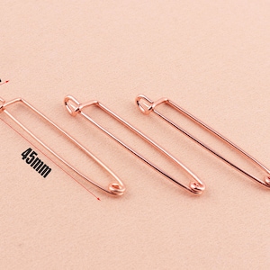 safety pins 20 pcs rose gold safety pin shawl pin metal safety pins brooch pin back gold sweater pin