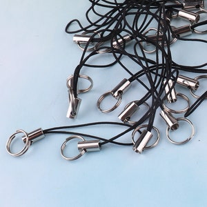 100PCS black mobile lanyard,Mobile phone rope,mobile phone chain,mobile phone tape,mobile phone line