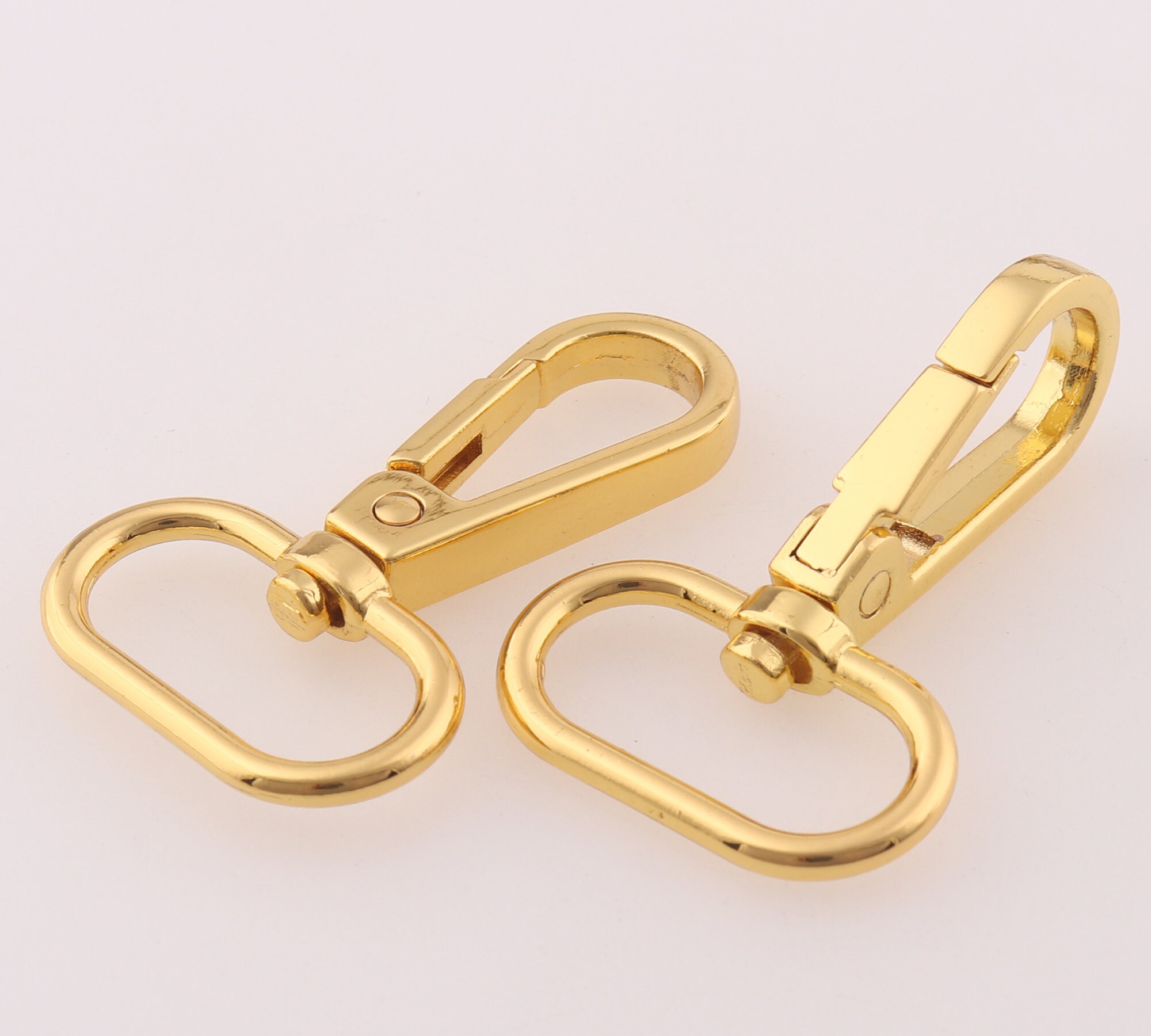 Gold Trigger Snap Swivel Clasp Metal Lanyard Hook Lobster Claw