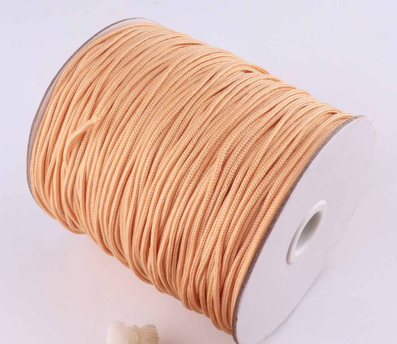 Buy Ligth Gold Nylon Cord Crochet Cord,2mm Macrame Rope,knitting  Supplies,polyester Cord Rope, Craft Supplies Online in India 