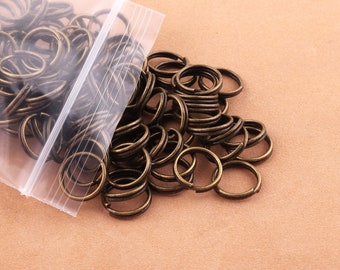 10mm bronze Keychain Rings 500pcs split ring silver key chain key ring Split Ring Key Chain Metal Round Key Rings Split Rings for Key Ring