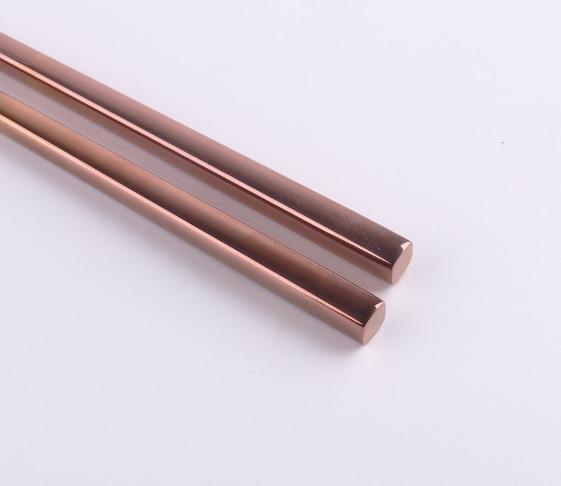 rose gold color chopsticks,Korea style chopsticks,simple style chopsticks,stainless steel chopsticks,wedding gift chopsticks