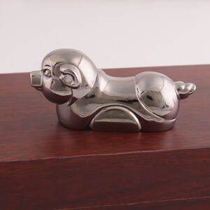 cute pig chopsticks rest,silver chopsticks holder,knife and fork rest,zodiac chopsticks holder,animal table decoration,fork rest