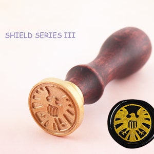 SHIELD series custom wax seal,christmas gift DIY Personalized Wax Seal stamp, Invitation weeding wax stamp,festival wax stamp,wood handle