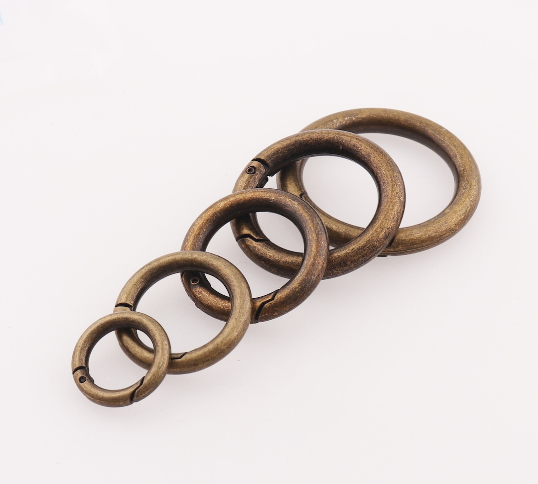 Antique Bronze Spring O Ring Round Ring Purse Clasp Purse Hardware ...