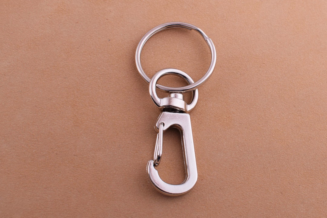 Csirnto Moschettoni Per Borse 30 Pezzi 32mm Ganci Per Borse Moschettone Girevole Anelli A D Per Borse Fibbie Metallo Fibbia Scorrevole Per Borse Accessori Per Borse Fai Da Te - 4
