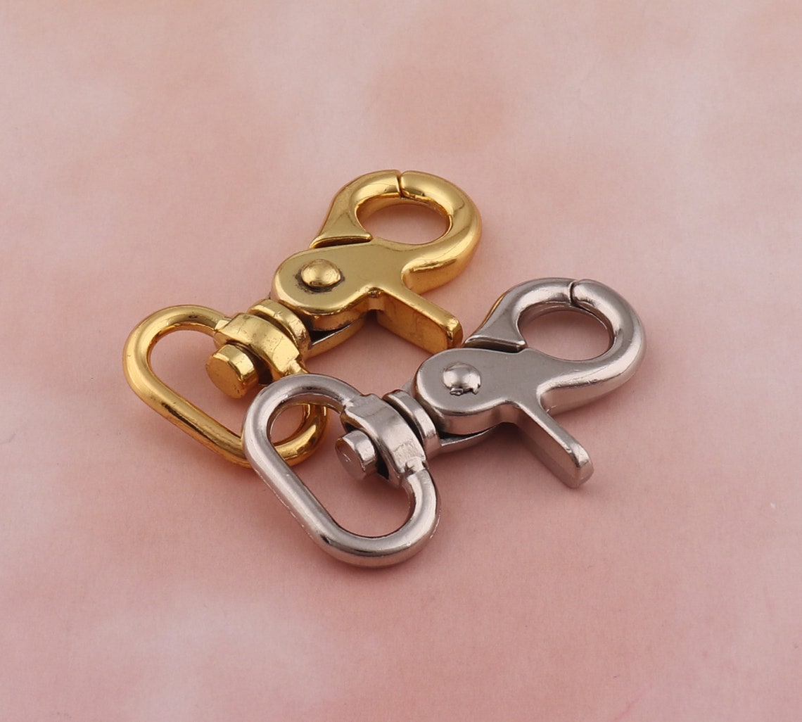 Gold Heavy Duty Swivel Clasp Metal Lobster Swivel Clasp Hook Etsy