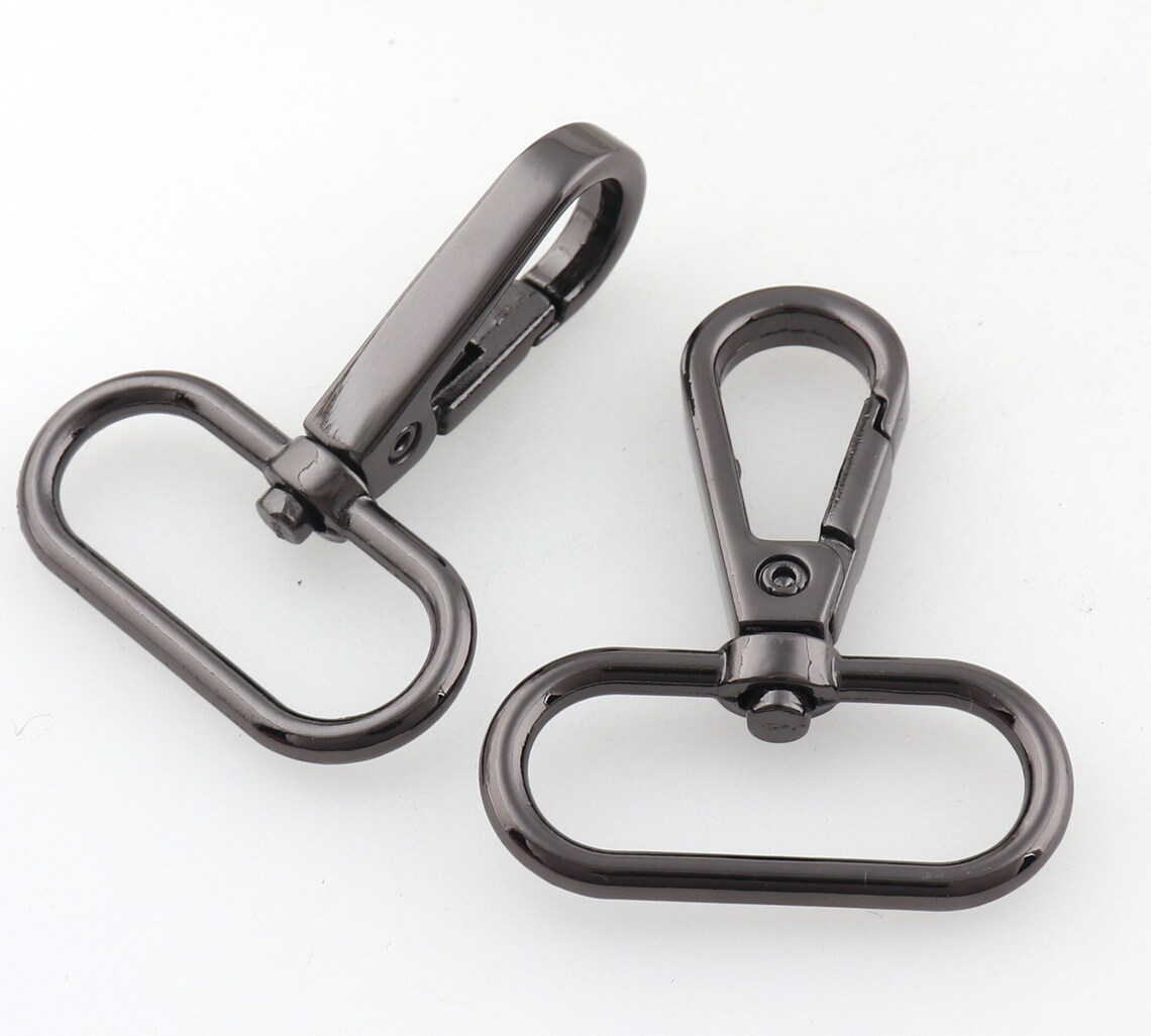 Gun Black Swivel Hook Trigger Snap Clip Metal Swivel Lobster Etsy