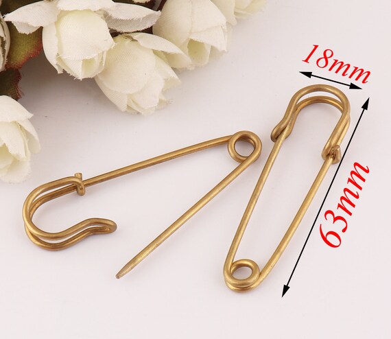 18mm U-shaped Mini Copper-Safety-Pins 