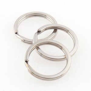 High Quality Split Rings silver Split Jump Rings Bulk split rings Double Loop Split Jump Rings Connectors Jewelry Findings key ring keychain