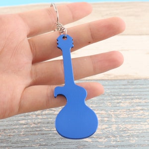 guitar /Bottle opener/ key chain /Personalized keyring/ for decoration /christmas gift/five color choices/Unique image