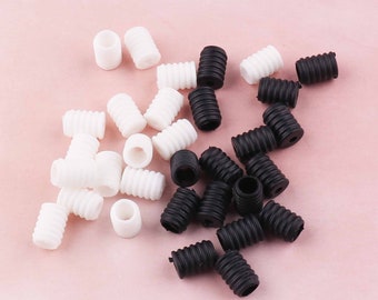 20pcs Tiny silicon cord stopper lock Adjustable buckle for mask cord,Mask Rope Cord Stopper button,adjustable button,Earloop fasteners