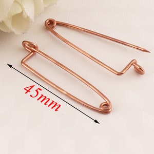 15 pcs rose gold safety pin,shawl pin,metal safety pins,brooch pin back,gold sweater pin