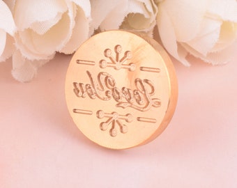 Love you Wax Seal Stamp ,Wedding Invitation Sealing Wax Stamp,Kit Custom Wax Seal,Christmas gift wax seal stamp