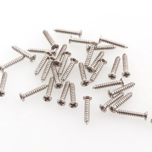 Silver Wood Screws Door Knob Installation Miniature Self Tapping Wood Screws Tiny Screws Craft Supply Pocket Hole Screws Drywall Screws