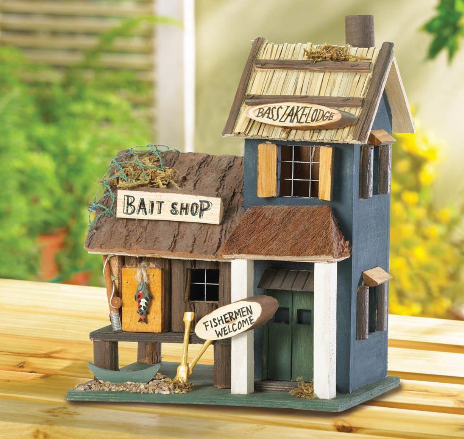 Fishing Lodge Bird Houses Bird House For the Outdoors Bird Etsy