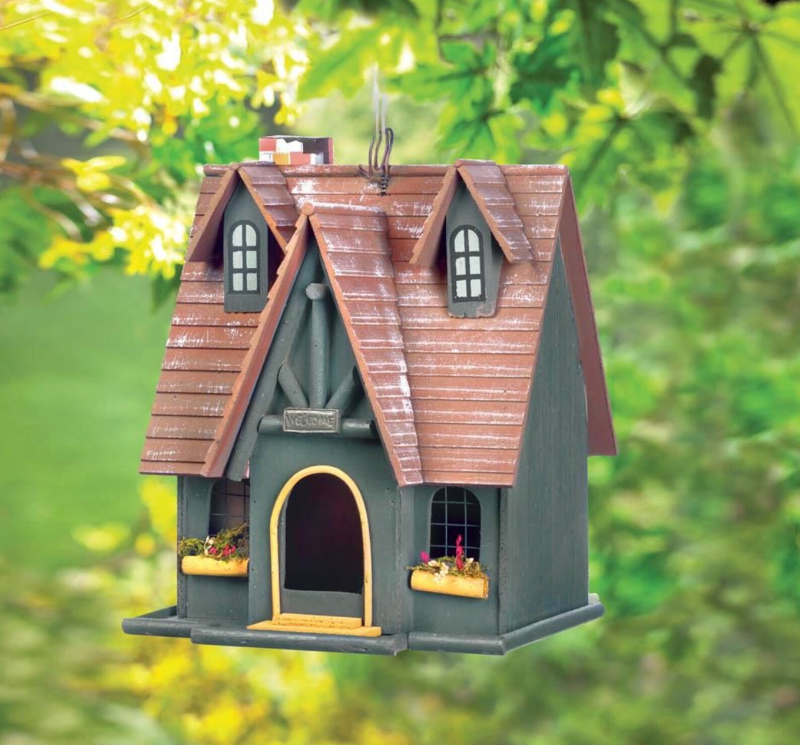 Cottage Bird House Vintage Bird House Home Decor Gift | Etsy