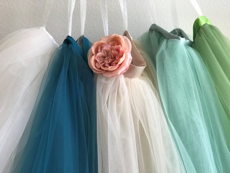 Bridesmaids Rehearsal Dinner Engagement Party Wedding Women/'s Tutu Skirts Knee Length Tulle Tutu Skirt Tulle Skirts